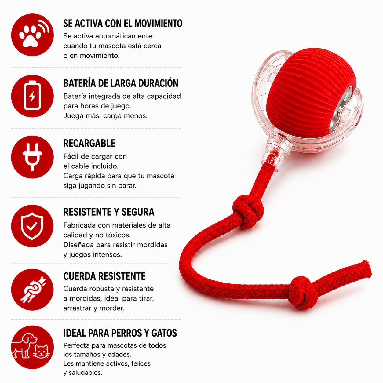 PetPro™ Pelota Interactiva